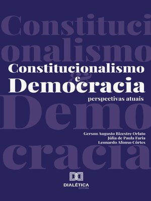 cover image of Constitucionalismo e Democracia